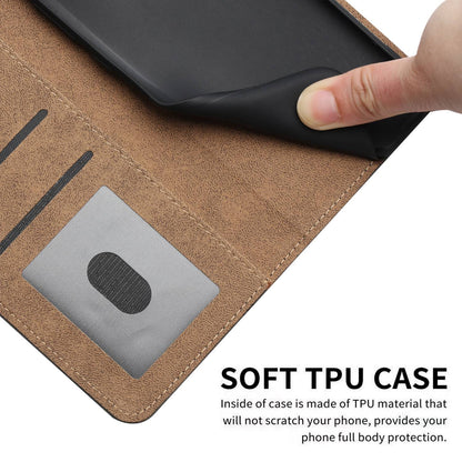 For Samsung Galaxy A52s 5G / A52 5G / 4G Skin-touch Feeling PU Leather Wallet Stand Phone Case Vintage Cell Phone Cover with Strap