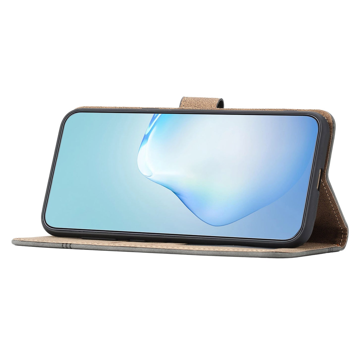 For Samsung Galaxy A52s 5G / A52 5G / 4G Skin-touch Feeling PU Leather Wallet Stand Phone Case Vintage Cell Phone Cover with Strap