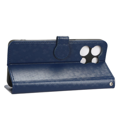 For Oppo Reno8 5G (Global Version) Phone Case Anti-drop Wallet Phone Cover Magnetic Clasp Dot Pattern Imprinted PU Leather Stand Case