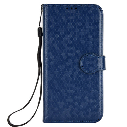 For Oppo Reno8 5G (Global Version) Phone Case Anti-drop Wallet Phone Cover Magnetic Clasp Dot Pattern Imprinted PU Leather Stand Case