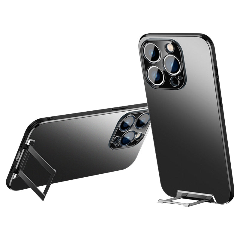 Shockproof Case for iPhone 13 Pro 6.1 inch Anti-Fall Phone Case TPU Acrylic Hard PC Phone Protector with Hidden Kickstand