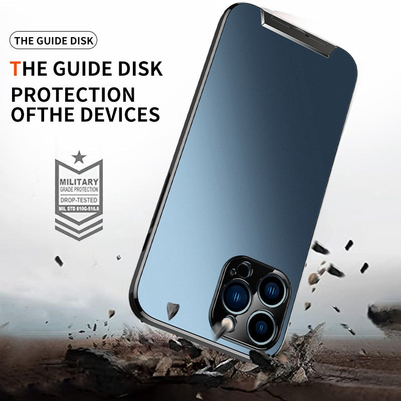 Shockproof Case for iPhone 13 Pro 6.1 inch Anti-Fall Phone Case TPU Acrylic Hard PC Phone Protector with Hidden Kickstand