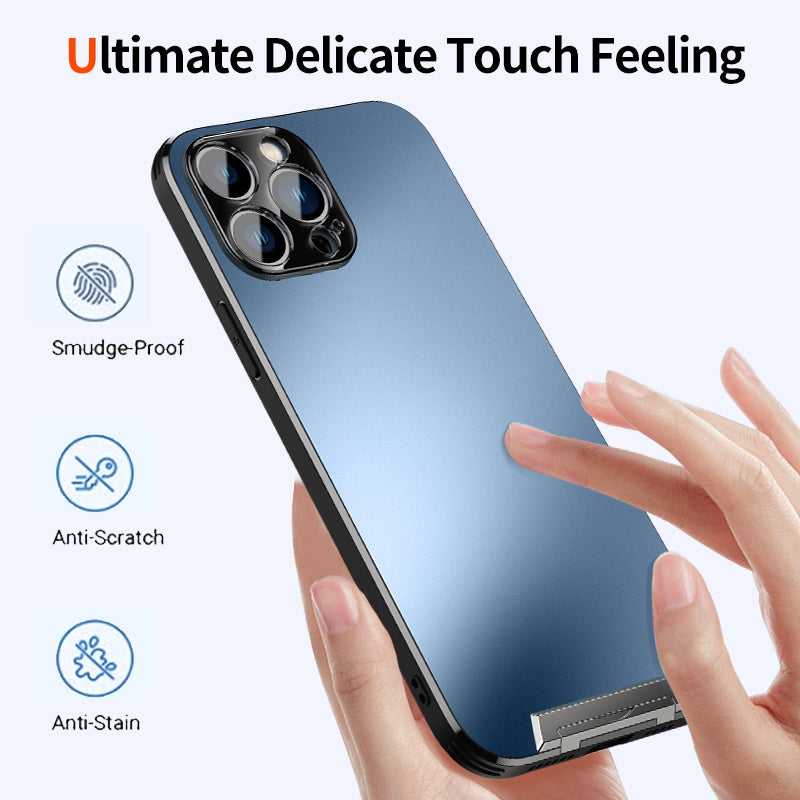 Shockproof Case for iPhone 13 Pro 6.1 inch Anti-Fall Phone Case TPU Acrylic Hard PC Phone Protector with Hidden Kickstand