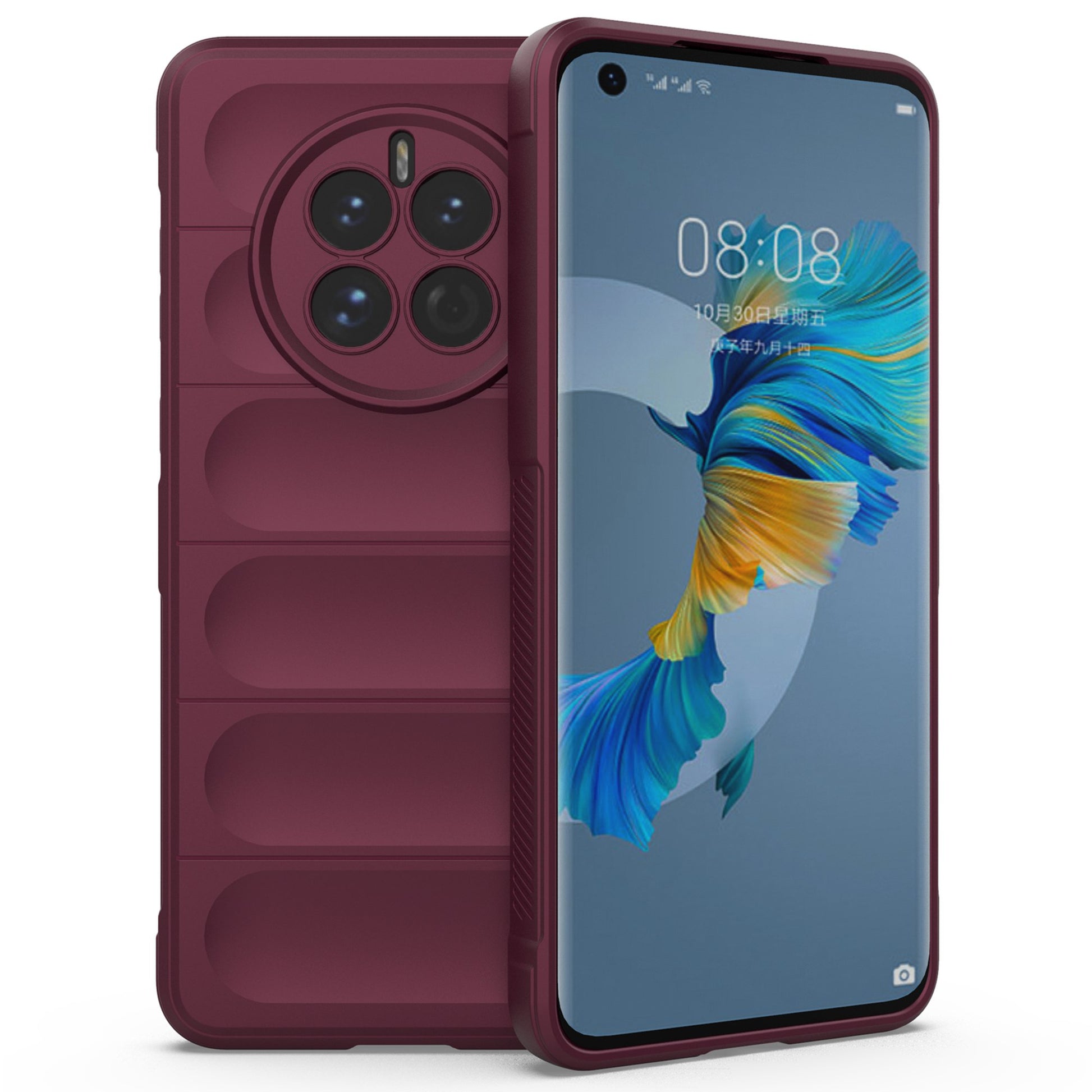For Huawei Mate 50 4G Anti-drop Soft TPU Phone Case Scratch-resistant Mobile Phone Back Cover