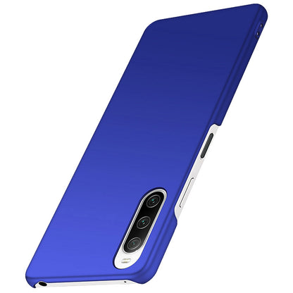 For Sony Xperia 10 III 5G / 10 III Lite Solid Color Hard PC Phone Case Anti-fall Protective Phone Back Cover