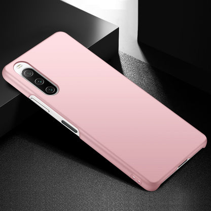 For Sony Xperia 10 III 5G / 10 III Lite Solid Color Hard PC Phone Case Anti-fall Protective Phone Back Cover