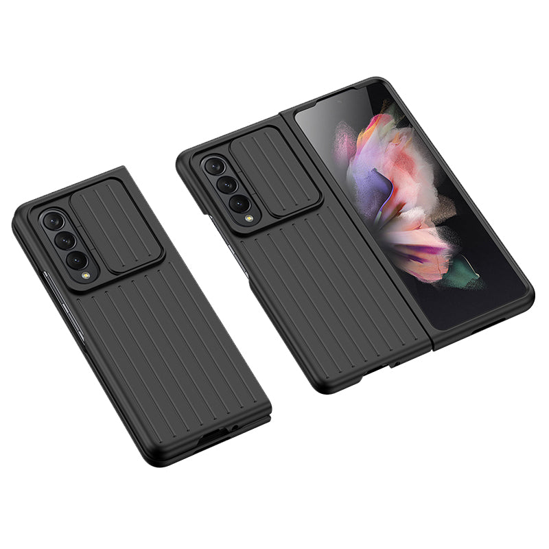 For Samsung Galaxy Z Fold3 5G Phone Case Shockproof Anti-Drop Case Cell Phone PC Cover with Slide Camera Protection
