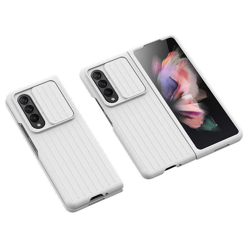 For Samsung Galaxy Z Fold3 5G Phone Case Shockproof Anti-Drop Case Cell Phone PC Cover with Slide Camera Protection