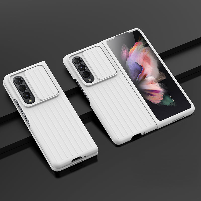 For Samsung Galaxy Z Fold3 5G Phone Case Shockproof Anti-Drop Case Cell Phone PC Cover with Slide Camera Protection