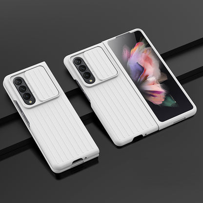 For Samsung Galaxy Z Fold3 5G Phone Case Shockproof Anti-Drop Case Cell Phone PC Cover with Slide Camera Protection