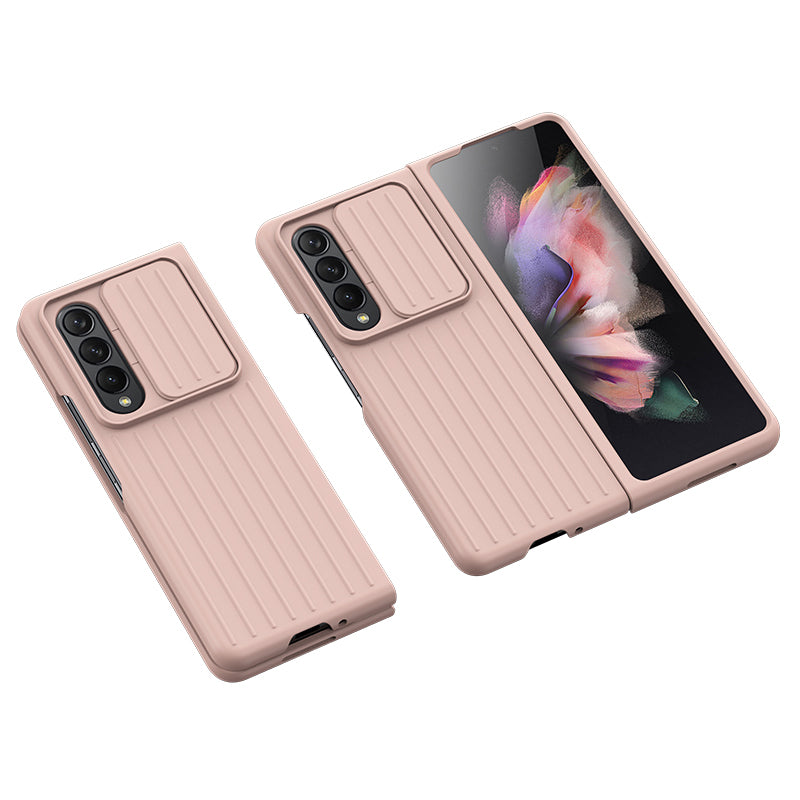 For Samsung Galaxy Z Fold3 5G Phone Case Shockproof Anti-Drop Case Cell Phone PC Cover with Slide Camera Protection