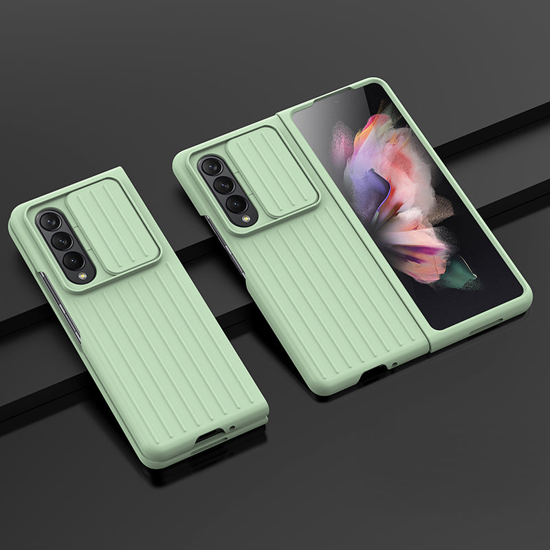 For Samsung Galaxy Z Fold3 5G Phone Case Shockproof Anti-Drop Case Cell Phone PC Cover with Slide Camera Protection