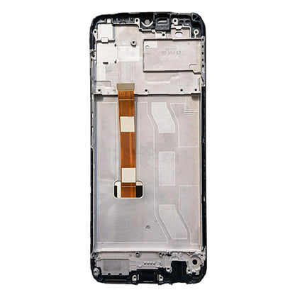For Realme C25 Grade S OEM LCD Screen and Digitizer Assembly + Frame Replacement Part (without Logo)