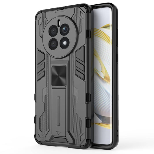 For Huawei Mate 50 4G Kickstand Design Drop-proof Phone Case Anti-scratch Hard PC Soft TPU Hybrid Back Cover