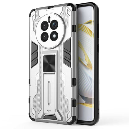 For Huawei Mate 50 4G Kickstand Design Drop-proof Phone Case Anti-scratch Hard PC Soft TPU Hybrid Back Cover