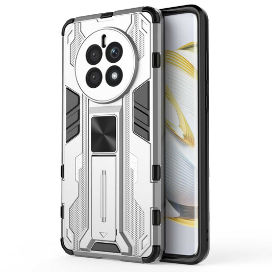 For Huawei Mate 50 4G Kickstand Design Drop-proof Phone Case Anti-scratch Hard PC Soft TPU Hybrid Back Cover