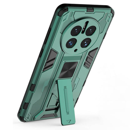For Huawei Mate 50 Pro 4G Kickstand Design Phone Case Collision Resistant Hard PC Soft TPU Hybrid Back Cover