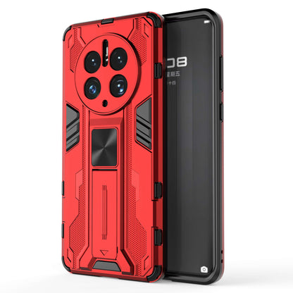 For Huawei Mate 50 Pro 4G Kickstand Design Phone Case Collision Resistant Hard PC Soft TPU Hybrid Back Cover