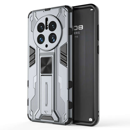 For Huawei Mate 50 Pro 4G Kickstand Design Phone Case Collision Resistant Hard PC Soft TPU Hybrid Back Cover