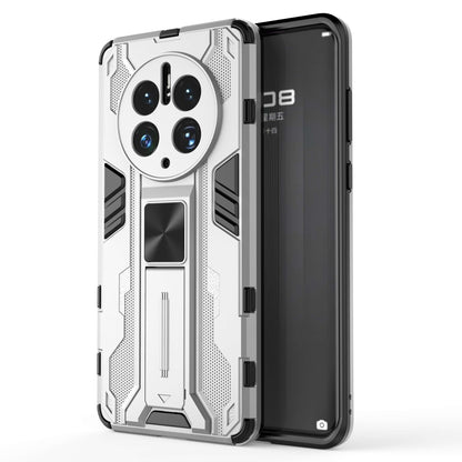 For Huawei Mate 50 Pro 4G Kickstand Design Phone Case Collision Resistant Hard PC Soft TPU Hybrid Back Cover