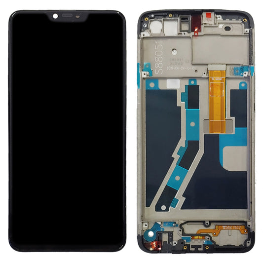 For Realme C1 Grade S OEM LCD Screen and Digitizer Assembly + Frame Replacement Part (without Logo)