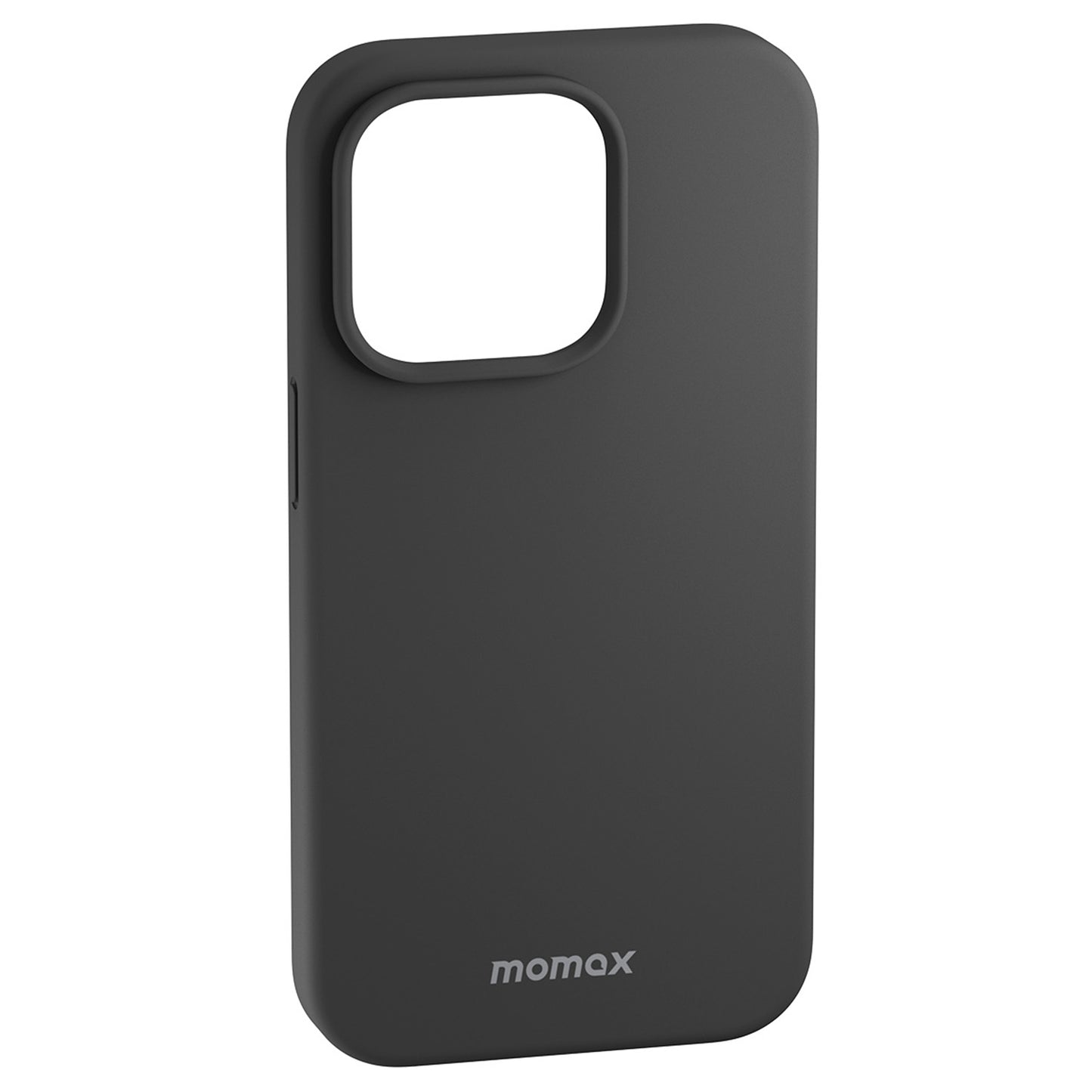 MOMAX for iPhone 14 Pro Max Skin-friendly Phone Case Drop-proof Silicone Cell Phone Cover with Microfiber Lining Compatible with Wireless Charging