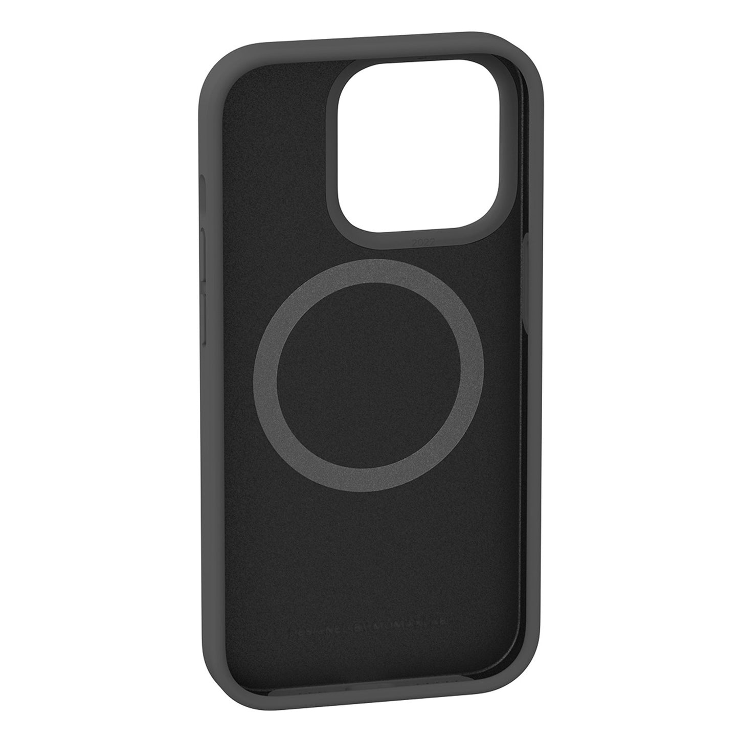 MOMAX for iPhone 14 Pro Max Skin-friendly Phone Case Drop-proof Silicone Cell Phone Cover with Microfiber Lining Compatible with Wireless Charging