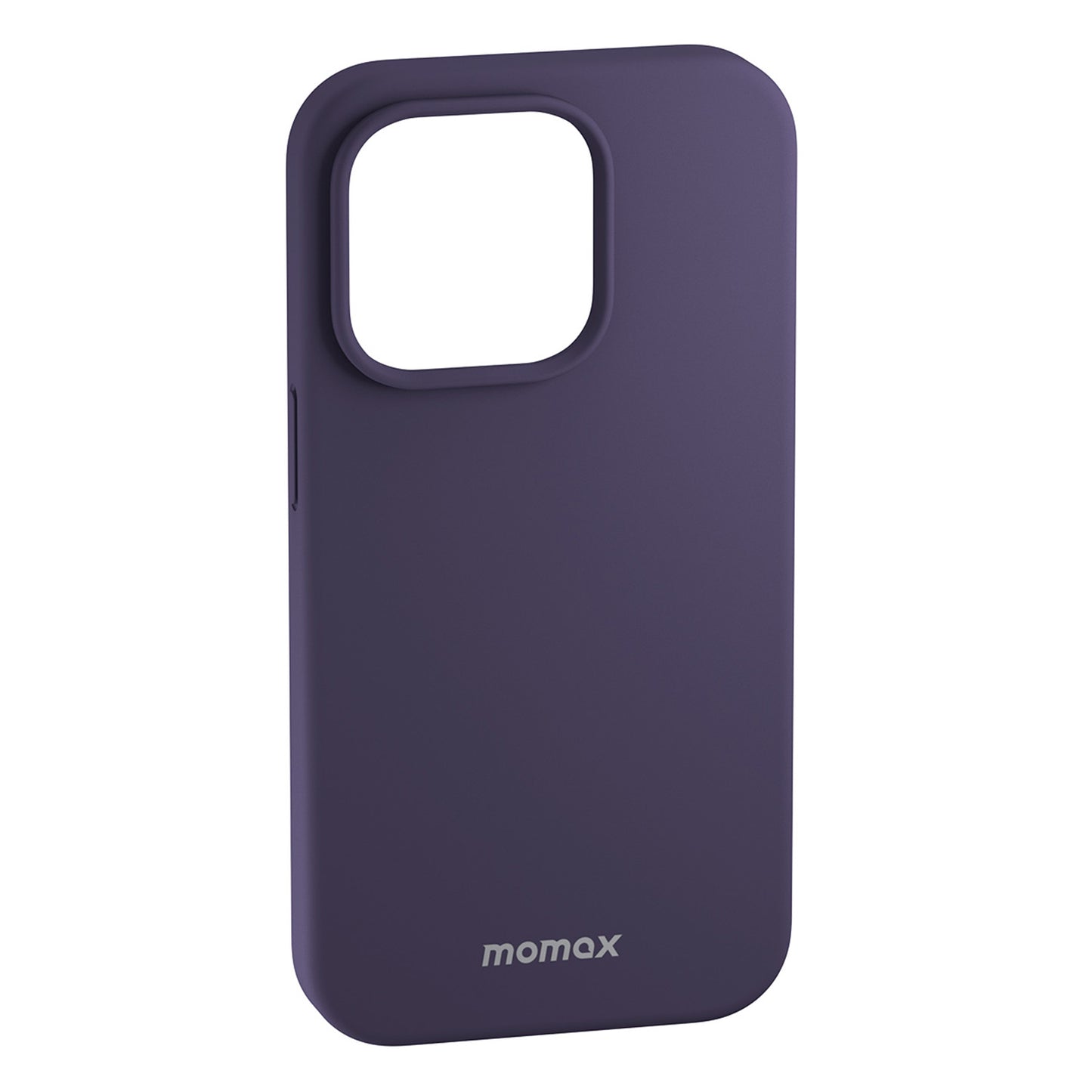 MOMAX for iPhone 14 Pro Max Skin-friendly Phone Case Drop-proof Silicone Cell Phone Cover with Microfiber Lining Compatible with Wireless Charging