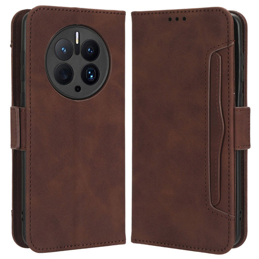 For Huawei Mate 50 Pro 4G Full Protection PU Leather Multiple Card Slots Stand Wallet Phone Cover Phone Case
