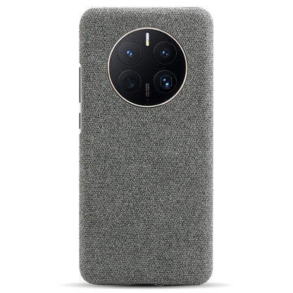 For Huawei Mate 50 Pro 4G Protective Case Anti-Scratch Hard PC+Cloth Phone Case Solid Color Shockproof Cover