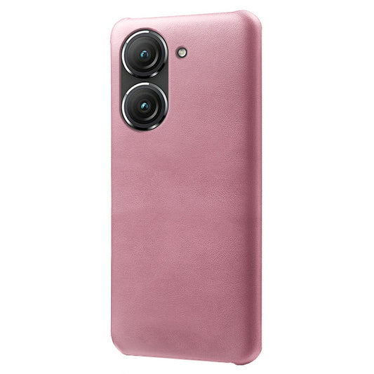 For Huawei Mate 50 4G Calf Texture PU Leather Coated Hard PC Case Anti-Slip Shockproof Protective Phone Cover