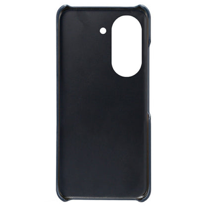 For Huawei Mate 50 4G Calf Texture PU Leather Coated Hard PC Case Anti-Slip Shockproof Protective Phone Cover