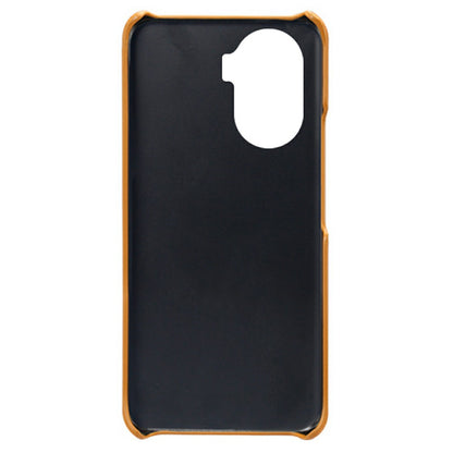 For Honor X40i 5G Slim Shockproof Phone Cover Calf Texture PU Leather Coated Hard PC Anti-Scratch Phone Case