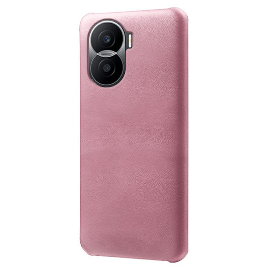 For Honor X40i 5G Slim Shockproof Phone Cover Calf Texture PU Leather Coated Hard PC Anti-Scratch Phone Case