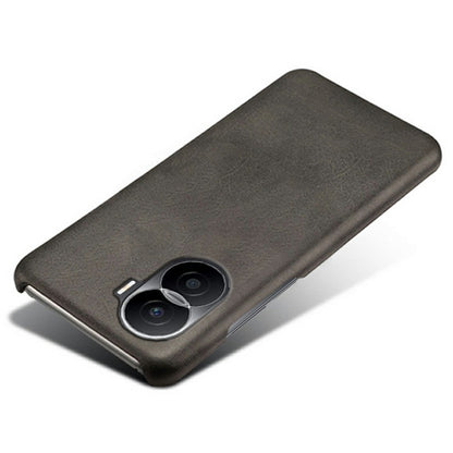 For Honor X40i 5G Slim Shockproof Phone Cover Calf Texture PU Leather Coated Hard PC Anti-Scratch Phone Case