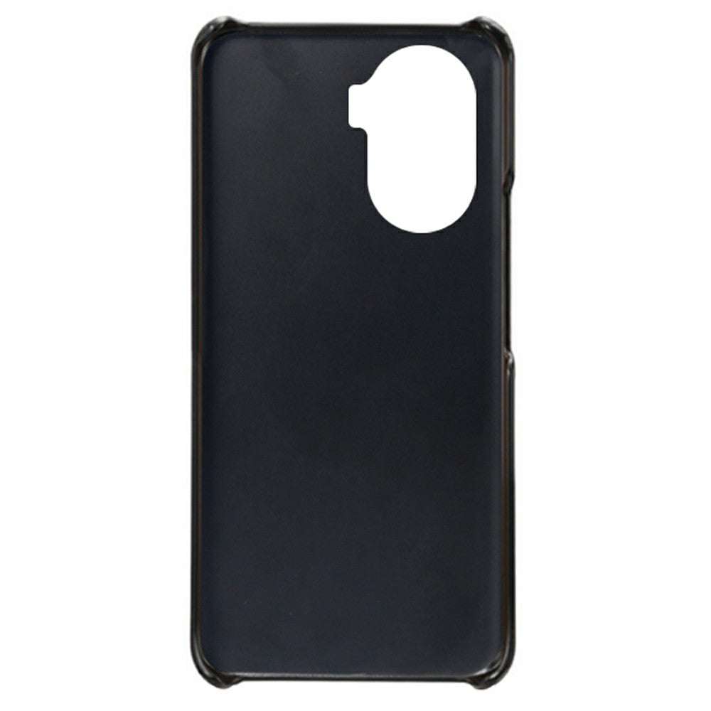For Honor X40i 5G Slim Shockproof Phone Cover Calf Texture PU Leather Coated Hard PC Anti-Scratch Phone Case