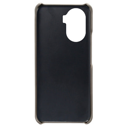 For Honor X40i 5G Slim Shockproof Phone Cover Calf Texture PU Leather Coated Hard PC Anti-Scratch Phone Case