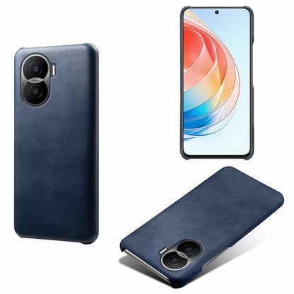 For Honor X40i 5G Slim Shockproof Phone Cover Calf Texture PU Leather Coated Hard PC Anti-Scratch Phone Case