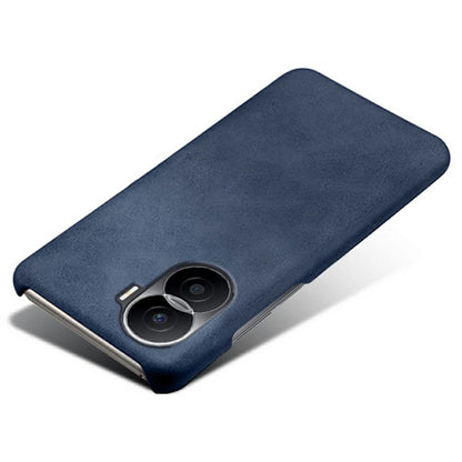 For Honor X40i 5G Slim Shockproof Phone Cover Calf Texture PU Leather Coated Hard PC Anti-Scratch Phone Case