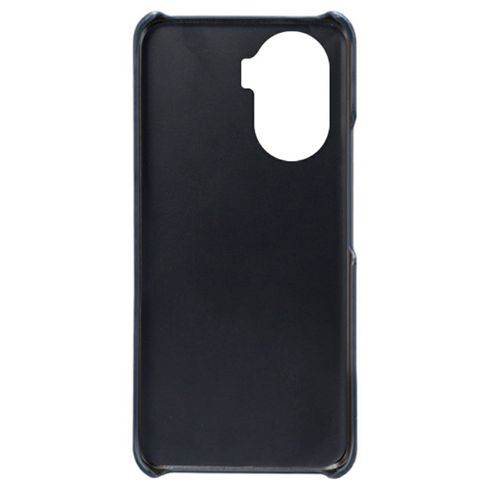 For Honor X40i 5G Slim Shockproof Phone Cover Calf Texture PU Leather Coated Hard PC Anti-Scratch Phone Case