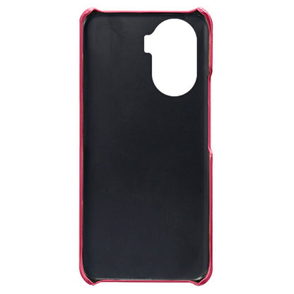 For Honor X40i 5G Slim Shockproof Phone Cover Calf Texture PU Leather Coated Hard PC Anti-Scratch Phone Case