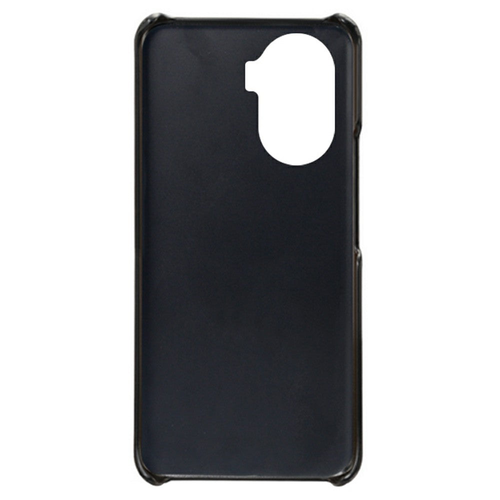 For Honor X40i 5G Dual Card Slots Holder Case PU Leather Coated Hard PC Protective Phone Cover