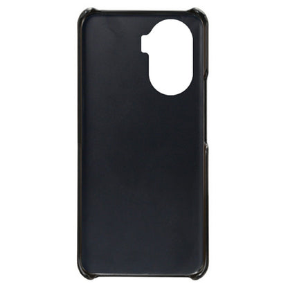 For Honor X40i 5G Dual Card Slots Holder Case PU Leather Coated Hard PC Protective Phone Cover
