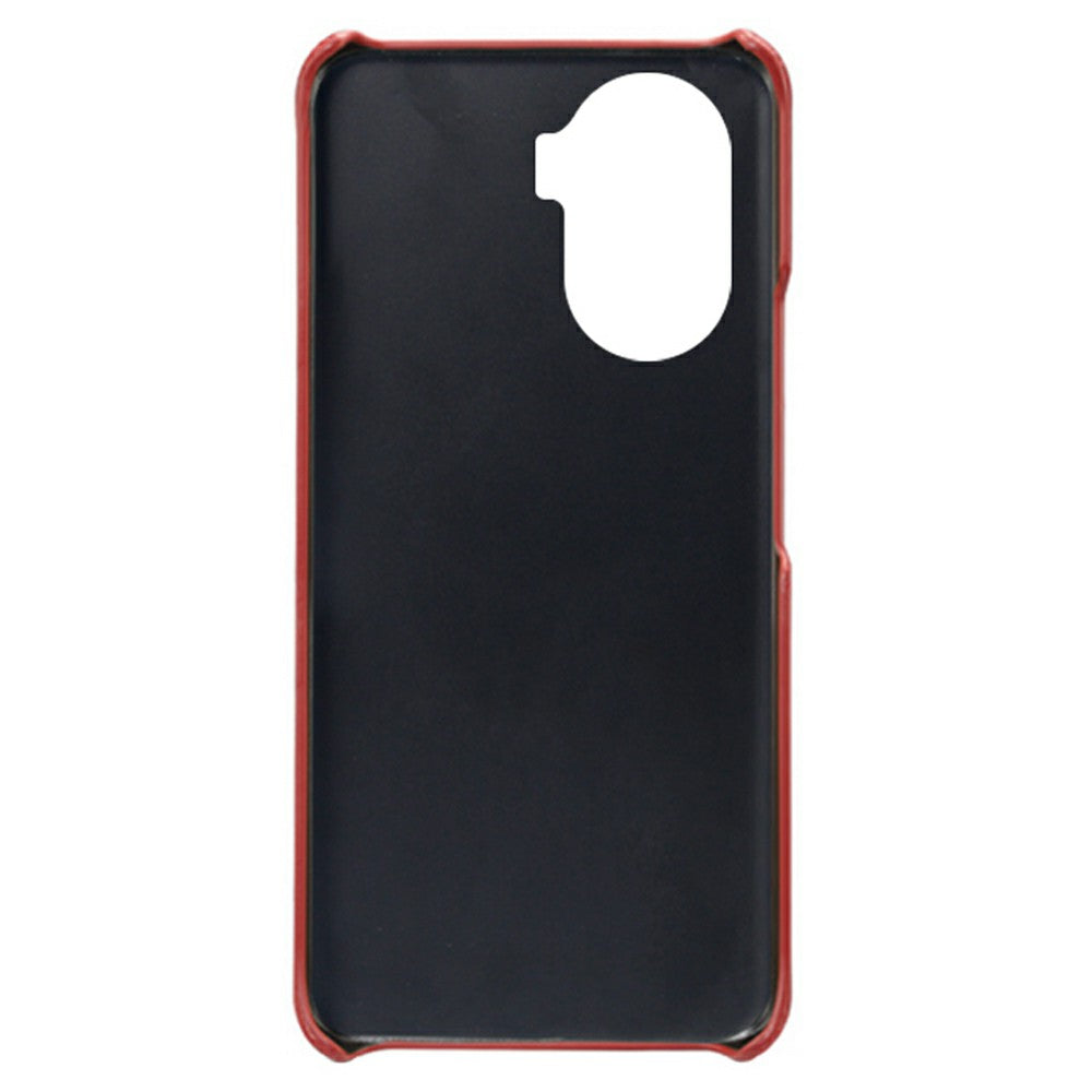 For Honor X40i 5G Dual Card Slots Holder Case PU Leather Coated Hard PC Protective Phone Cover