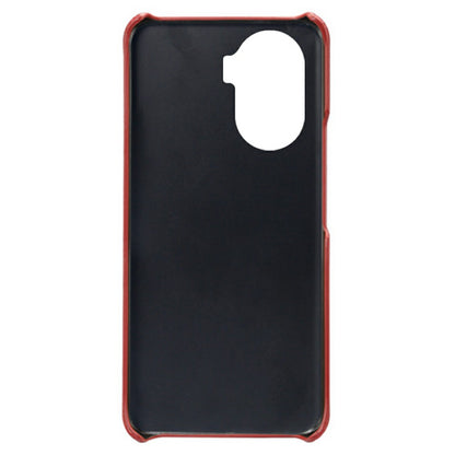 For Honor X40i 5G Dual Card Slots Holder Case PU Leather Coated Hard PC Protective Phone Cover
