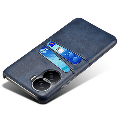 For Honor X40i 5G Dual Card Slots Holder Case PU Leather Coated Hard PC Protective Phone Cover