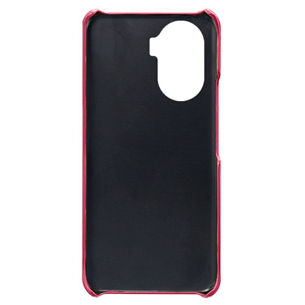 For Honor X40i 5G Dual Card Slots Holder Case PU Leather Coated Hard PC Protective Phone Cover
