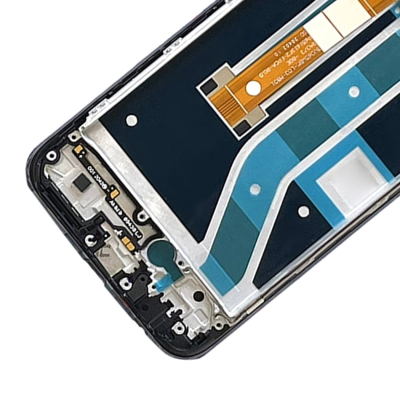 For OnePlus Nord N100 Grade C LCD Screen and Digitizer Assembly + Frame Replacement Part (without Logo)