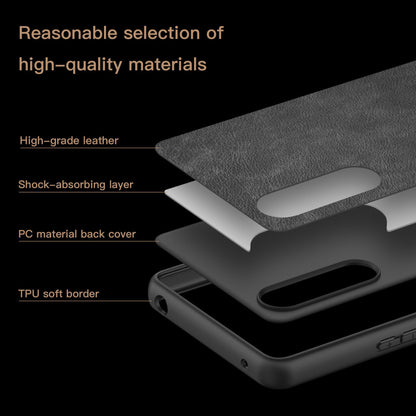 For Sony Xperia 10 III 5G / 10 III Lite Drop-proof Phone Case, Anti-fingerprint Retro PU Leather Coated TPU+PC Phone Cover