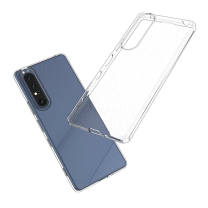 For Sony Xperia 1 III 5G HD Crystal Clear Phone Back Shell Shockproof Flexible TPU Slim Phone Case